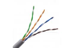 China Gray PVC 1000ft CAT5E Ethernet Cable Utp Bare Copper Ethernet Cable supplier