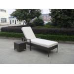 Indoor / Outdoor Rattan Wicker Sunlounger , Beach Lounge Chair for sale