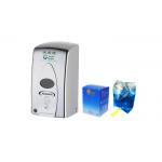 Chromed Hands Free Hand Sanitizer Dispenser Disposable Bag Customized Logo Printing for sale