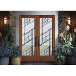 Energy Saving Decorative Art Glass Panels Embroidered Glass / Inlay Glass Sheets for sale