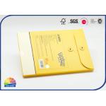 Matte Lamination Folding Carton Box Envelope Gift Box With Rivet