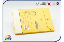 China Matte Lamination Folding Carton Box Envelope Gift Box With Rivet supplier