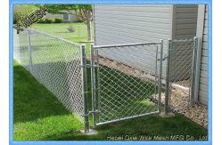 China Security Galvanized Chain Link Fence 3 Foot Diamond Wire Netting supplier