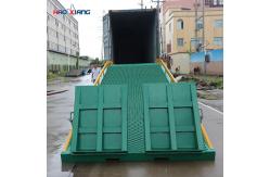 China 10 Tons Mobile Dock Ramp Diamond Mesh Hydraulic Loading Dock Ramps supplier