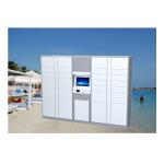 Smart Metal Storage Barcode Electronic Locker For School Student Gym Laundry Beach for sale