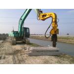 Excavator Mounted Mini Integrated Vibratory Pile Hammer Construction Equipment Pile Driver for sale