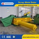 WANSHIDA Automatic Scrap metal baler diesel engine drive with hopper with CE Certificate for sale