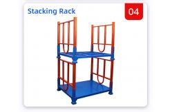 China Supermarket Galvanized Stackable Metal Racks Foldable Cargo Storage Roll Container supplier