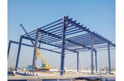 China Customized Large Metal Sheds Workshops Paint Coating Galvanized supplier
