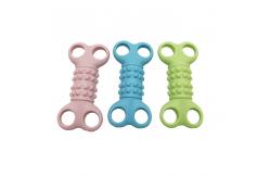 China Silicone Rubber Bone Tooth Anti Bite Chew Toy Puppy Tooth Training supplier