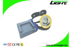 China 15000 lux 216lum LED Miner Headlamp Rechargeable IP68 Waterproof 16 Hrs Long Lasting supplier