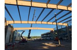 China Customizable Steel Structure Warehouse Building With Rolling Door supplier
