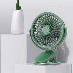 Oscillating Rechargeable Clip Fan 3 Blade 6 Inch Clip On Fan for sale