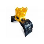 Multifunctional Digger Hydraulic Rock Grab Attachment Q355B Excavator Log Grapple
