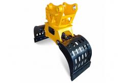 China Multifunctional Digger Hydraulic Rock Grab Attachment Q355B Excavator Log Grapple supplier