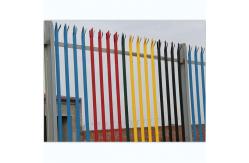 China W Section Pales 2.0m Metal Palisade Fencing For Security supplier