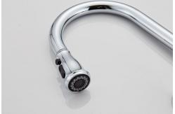 China Silver Pull Out Full Copper Kitchen Sink Faucets supplier