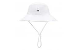 China UPF 30+ Baby Girls Neck Shade Flap Bucket Cap Sun Protection Beach Hat supplier