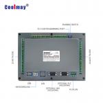 64MB RAM HMI PLC Combo Portrait Display Passive NPN Transistor Coolmay for sale