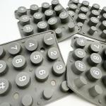 Electronic Remote Control Molding Processing Conductive Carbon Pellet Silicone Rubber Keyboard Button for sale