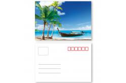 China Plastic Card Printing 3D Lenticular Postcard With Landscape supplier
