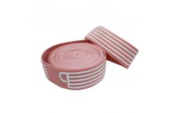 China Flat Striped Fold Over Elastic Band Nylon Webbing 3.5cm Width supplier