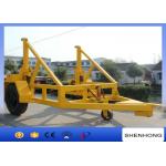 Multifunction Cable Drum Trailer Cable Reel Carrier For Hauling And Lifting for sale