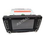 Dual Core Touch Screen Car GPS Navigation System With 3G Wifi iPod TV BT For Skoda Octavia for sale