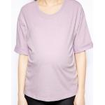 blank plus size maternity t shirt with rolled sleeves for pregnance woman for sale