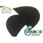 Thinner Mens Black Color Sewing Shoulder Pads For High Level Apparel Industry for sale