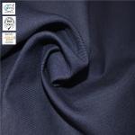 Navy Blue CVC 240gsm Fireproof Fabric Materials for sale