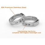 Tumbled Mini 2 Ear Hose Clamps , T10MM Diesel Petrol Pipe Clips for sale