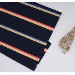 Healthy And Crisp Wear-Resistant Breathable Striped Knit Fabric For T-Shirt for sale