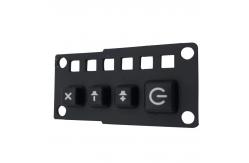 China Custom Waterproof Film Conductive Silicone Rubber Keyboard supplier