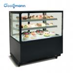 Air Cooled Countertop Cake Display Fridge , Commercial Glass Cake Display Case for sale