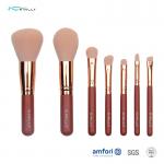 OEM 7PCS Red Makeup Brush Gift Set For Eye Shadow for sale