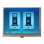 40 Pin Color 5.6 Inch TFT LCD RGB Display With Resistive Touch Panel for sale