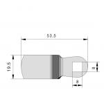 Padlockable Quarter Turn Lock Chrome Coated Industrial Cam Cylinder Locks