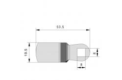 China Padlockable Quarter Turn Lock Chrome Coated Industrial Cam Cylinder Locks supplier