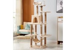 China Maximize Your Cat's Playtime Wall Mounted Cat Scratching Post with Multi Level supplier