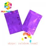 Flat Shape Aluminum Foil Pouch Packaging Hemp Seed Bag Pouch With Zipper for sale