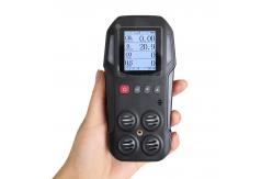 China Infrared Electrochemical 4 Gas Multi Gas Tester Detector For Fire Service supplier