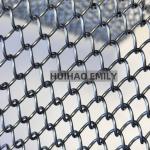 0.8mm Wire diameter Brass Coil Mesh , 8MM Aluminum Alloy Flexible Mesh Curtain