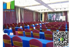 China Sound Proof 2 9/16 Operable Folding Partition Walls For Meeting Room supplier