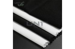 China Black Plain Weave Fusable Interfacing , Fabric 50gsm Woven Fusing supplier