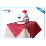Full Color Range Disposable Non Woven Tablecloth in Green Yellow Orange for sale