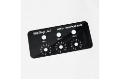 China Weather Resistant Acrylic Switch Panel Black With 3M Adhesivie supplier