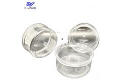 China Plastic Transparent Weed Packaging Can 50g 80g Cig Tin Child Resistant Tins supplier