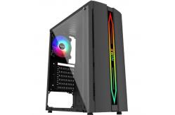 China Lighting Gaming Rgb Light CPU Cabinet PC Chassis Case 320 ATX/MATX Motherboard supplier