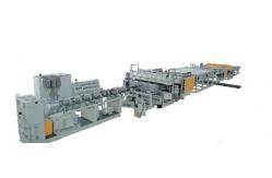 China PP Hollow Grid Plastic Sheet Extrusion Line , Hollow Grid Sheet Extrusion Machine supplier
